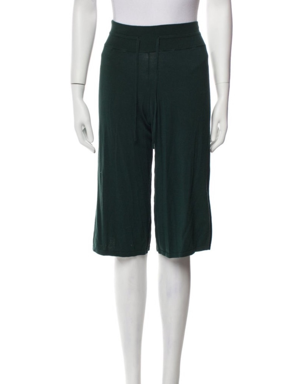 Live The Process “ The Workout Within” Wide Leg Cropped Pants - Forest Green